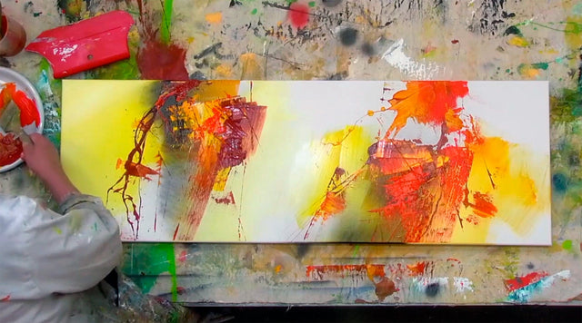 Lerne im geistreich Online-Kurs mit Alfred Hansl Farbexplosion mit Ruhephasen kennen