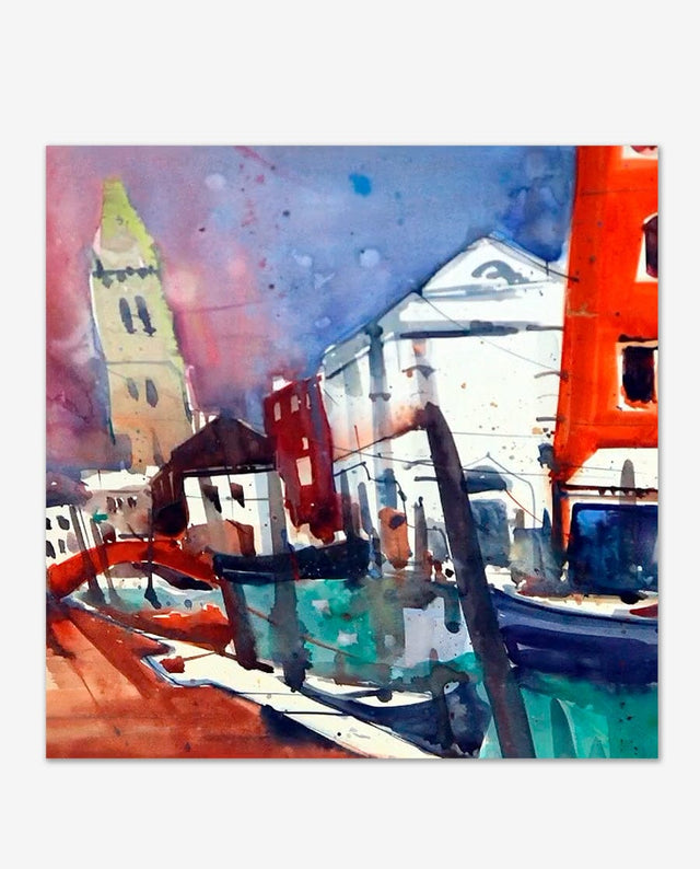 Lerne im geistreich Online-Kurs mit Andreas Mattern Stadtlandschaft Venedig kennen