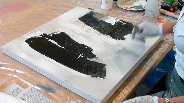 Lerne im geistreich Online-Kurs mit Annette Lehrmann Bitumen und Rosteffekt kennen