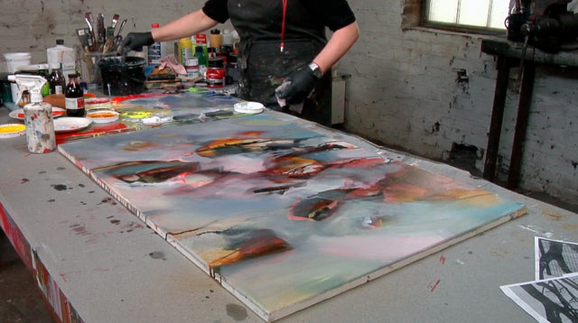 Lerne im geistreich Online-Kurs mit Era Freidzon Zauberwald in Tusche und Acryl kennen