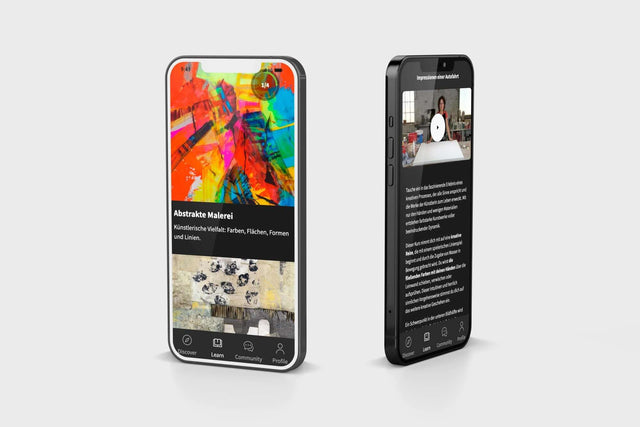 Lerne im geistreich Online-Kurs mit geistreich Akademie Kurspaket - Abstrakte Malerei kennen