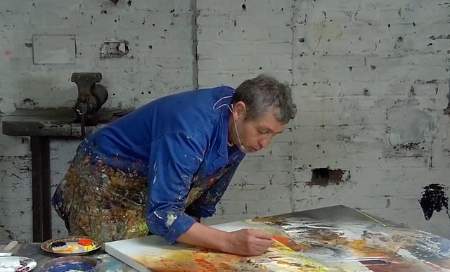 Lerne im geistreich Online-Kurs mit Alfred Hansl Erdtöne und expressive Textur kennen