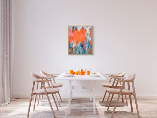 Lerne im geistreich Online-Kurs mit Angelika Biber Acryl- und Effektfarben auf schwarzem Grund kennen