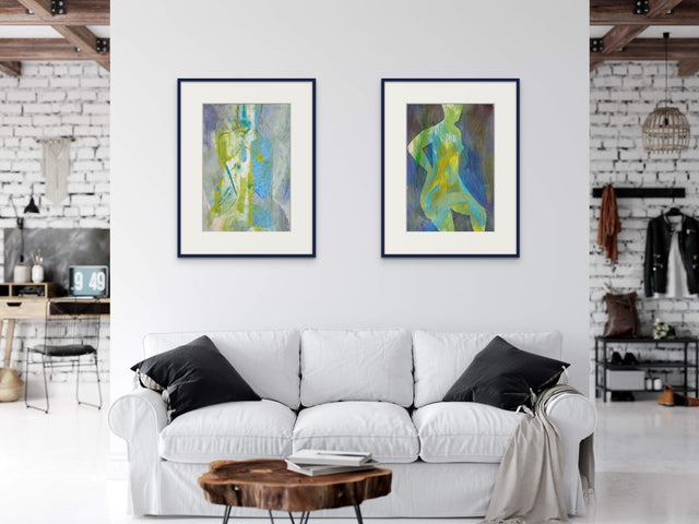 Lerne im geistreich Online-Kurs mit Angelika Biber Experimentelle Strukturen - Wege der figurativen Malerei kennen