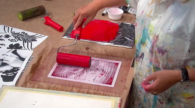 Lerne im geistreich Online-Kurs mit Anita Hörskens Experimentelle Lithografie kennen