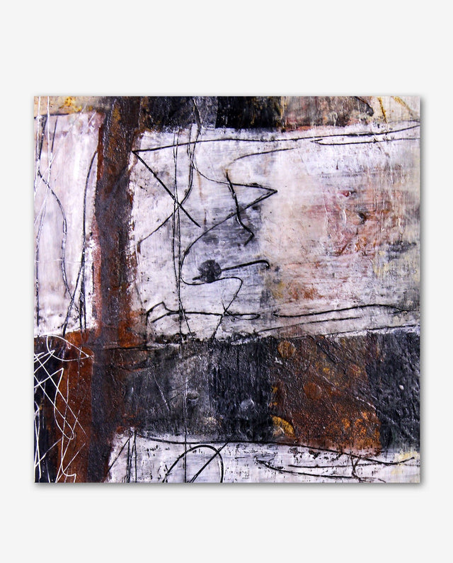 Lerne im geistreich Online-Kurs mit Anita Hörskens Rost, Wachs, Acryl/Öl und Collage kennen