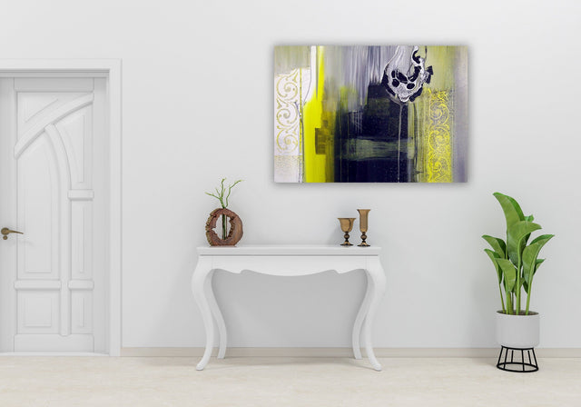 Lerne im geistreich Online-Kurs mit Annegret Poschlep Florales Ornament mit Wachs und Tusche kennen