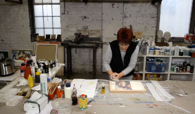 Lerne im geistreich Online-Kurs mit Annegret Poschlep Transformation - Fototransfer & Collage kennen