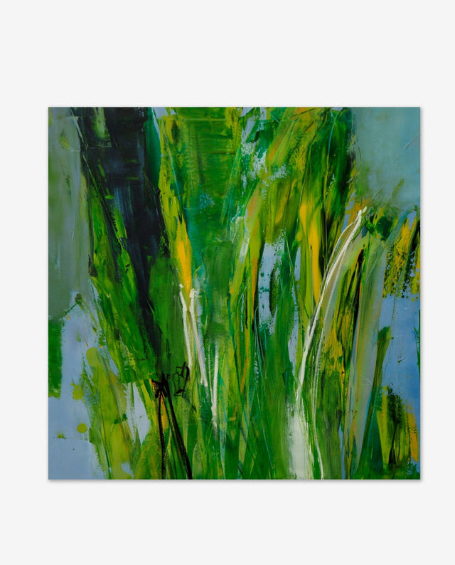 Lerne im geistreich Online-Kurs mit Annette Lehrmann Blumenbild abstrakt kennen