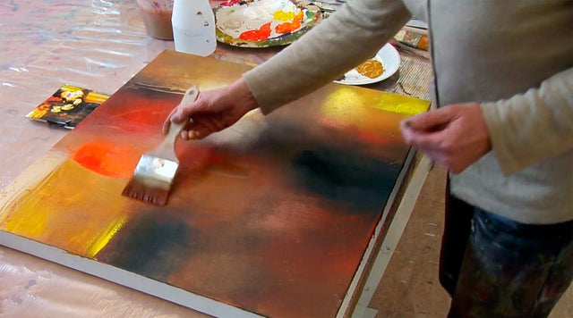 Lerne im geistreich Online-Kurs mit Annette Lehrmann Farbbild - Bildfindung, Abstraktion einer Fotovorlage kennen