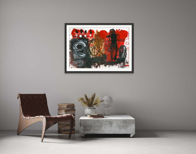 Lerne im geistreich Online-Kurs mit Antonio Zecca Tagesbilder - mit Ölkreide, Graphit, Schellack und Blumendraht kennen