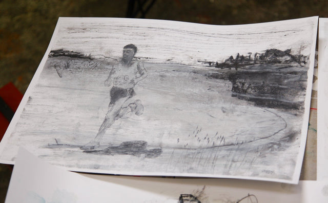 Lerne im geistreich Online-Kurs mit Antonio Zecca Tagesbilder - mit Ölkreide, Graphit, Schellack und Blumendraht kennen