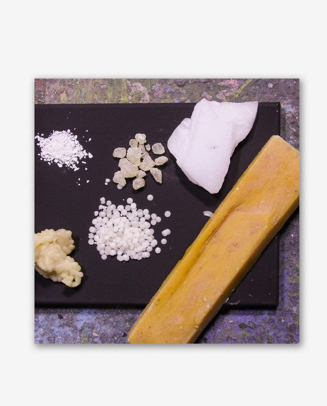 Lerne im geistreich Online-Kurs mit Birgit Hüttemann-Holz Enkaustik "Basics + Techniken" Einführungskurs kennen