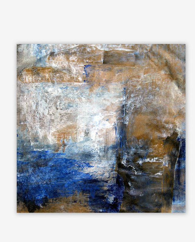 Lerne im geistreich Online-Kurs mit Brigitte Riechelmann Abstraktion auf Packpapier kennen