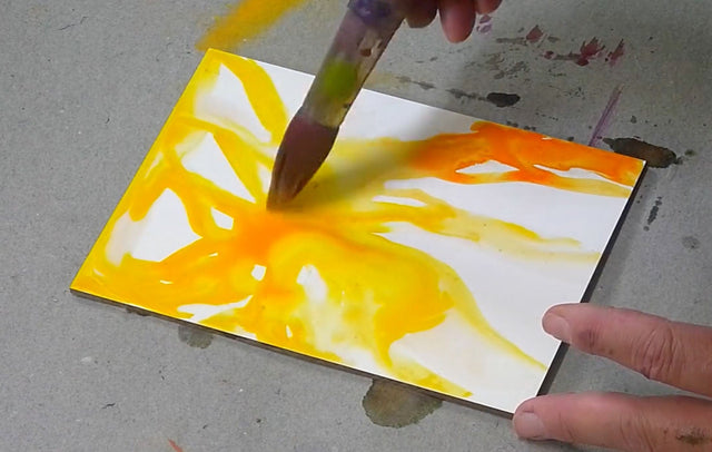 Lerne im geistreich Online-Kurs mit Brigitte Waldschmidt Fließende Abstraktion - Florales trifft Struktur kennen