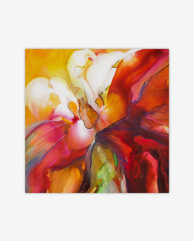 Lerne im geistreich Online-Kurs mit Brigitte Waldschmidt Fließende Abstraktion - Florales trifft Struktur kennen