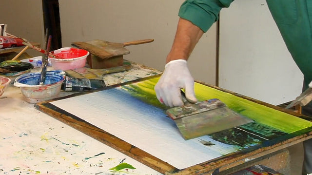 Lerne im geistreich Online-Kurs mit Christian von Grumbkow Malen aus der Farbe heraus 2 kennen