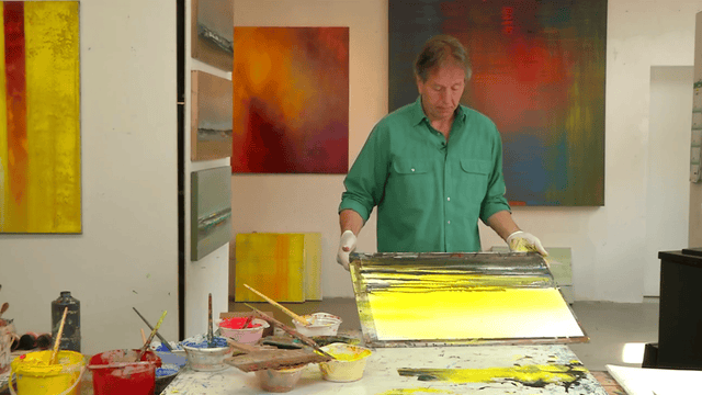 Lerne im geistreich Online-Kurs mit Christian von Grumbkow Malen aus der Farbe heraus 2 kennen