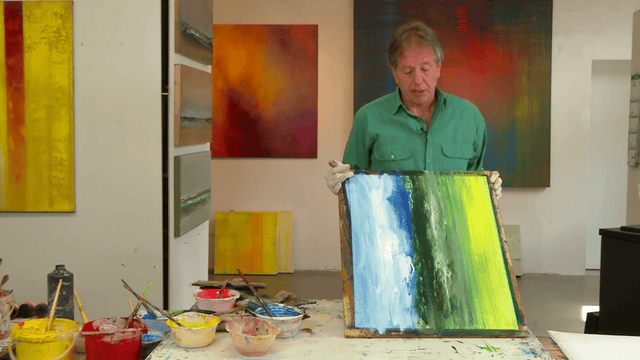 Lerne im geistreich Online-Kurs mit Christian von Grumbkow Malen aus der Farbe heraus 2 kennen