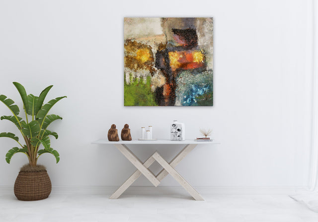 Lerne im geistreich Online-Kurs mit Claudia Geil Bitumen und Marmormehl kennen