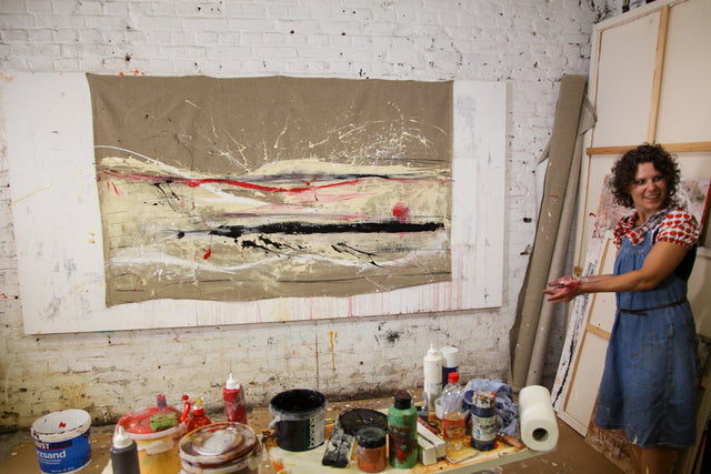 Lerne im geistreich Online-Kurs mit Conny Wachsmann Ruhepol - Arbeit auf Rohleinen kennen