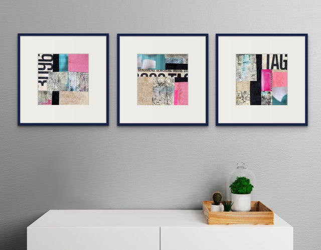 Lerne im geistreich Online-Kurs mit Cordula Kagemann Bildaufbau Collage mit Filmplakat und Reliefoptik kennen