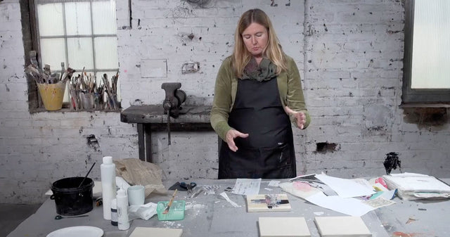 Lerne im geistreich Online-Kurs mit Cordula Kagemann Bildkompositionen innerhalb der Collage kennen