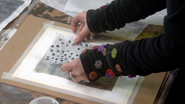 Lerne im geistreich Online-Kurs mit Cordula Kagemann Collagekunst - Herstellung Collagematerial und Fototransfer kennen