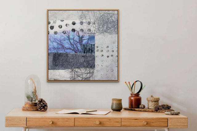 Lerne im geistreich Online-Kurs mit Cordula Kagemann Collagekunst - Herstellung Collagematerial und Fototransfer kennen