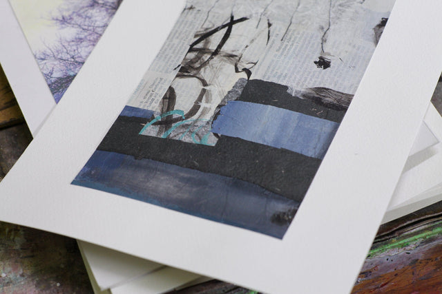 Lerne im geistreich Online-Kurs mit Cordula Kagemann Collagekunst - Herstellung Collagematerial und Fototransfer kennen