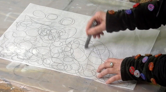 Lerne im geistreich Online-Kurs mit Cordula Kagemann Collagekunst - Herstellung Collagematerial und Fototransfer kennen