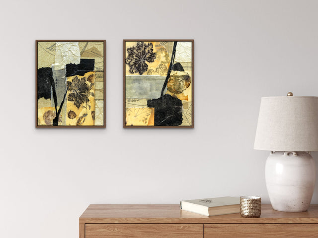 Lerne im geistreich Online-Kurs mit Cordula Kagemann Eco-Printing und Collage kennen