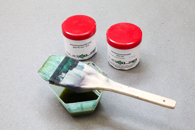 Lerne im geistreich Online-Kurs mit Cordula Kagemann Einführung in Cyanotypie - Blaudruck kennen