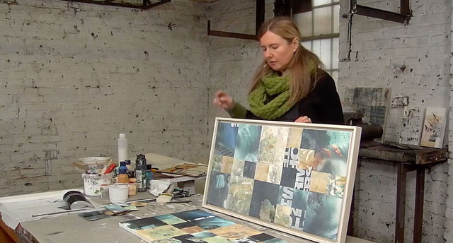 Lerne im geistreich Online-Kurs mit Cordula Kagemann Grid-Painting - Rastermalerei kennen