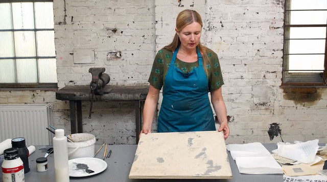 Lerne im geistreich Online-Kurs mit Cordula Kagemann Linie und Fläche in meinen Collagen kennen