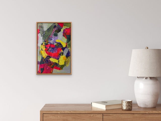 Lerne im geistreich Online-Kurs mit Era Freidzon Komposition-Collage-Technik farbig und grau kennen