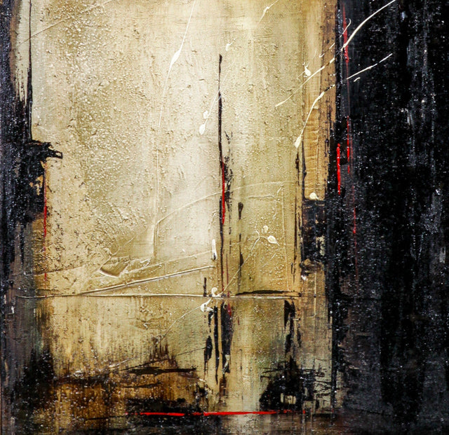 Lerne im geistreich Online-Kurs mit Friederike Meintke Stadt mit Gips, Bitumen und Acryl kennen