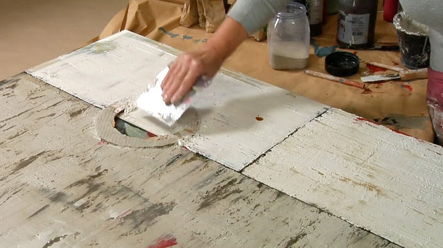 Lerne im geistreich Online-Kurs mit Gabriele Middelmann Innere Räume in Mischtechnik kennen