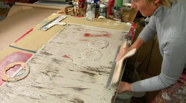 Lerne im geistreich Online-Kurs mit Gabriele Middelmann Innere Räume in Mischtechnik kennen