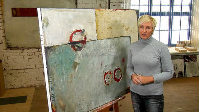 Lerne im geistreich Online-Kurs mit Gabriele Middelmann Innere Räume in Mischtechnik kennen