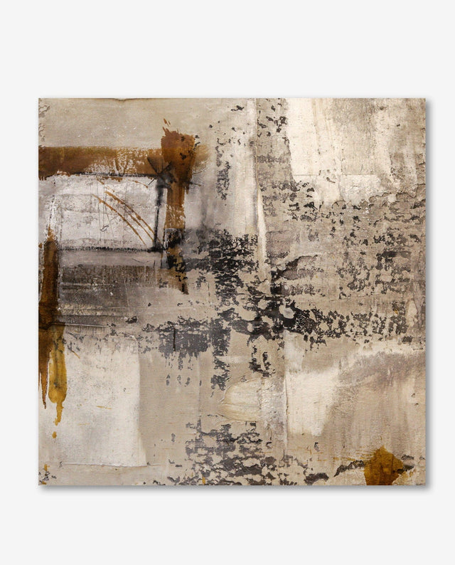 Lerne im geistreich Online-Kurs mit Gabriele Musebrink Baumaterial auf Leinwand. Reduktion. kennen