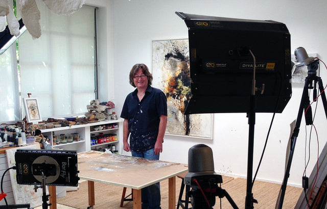 Lerne im geistreich Online-Kurs mit Gabriele Musebrink Baumaterial auf Seidelbastpapier kennen