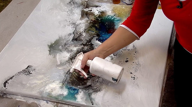 Lerne im geistreich Online-Kurs mit geistreich Pakete Experimentelle Malerei - Grosses Paket kennen