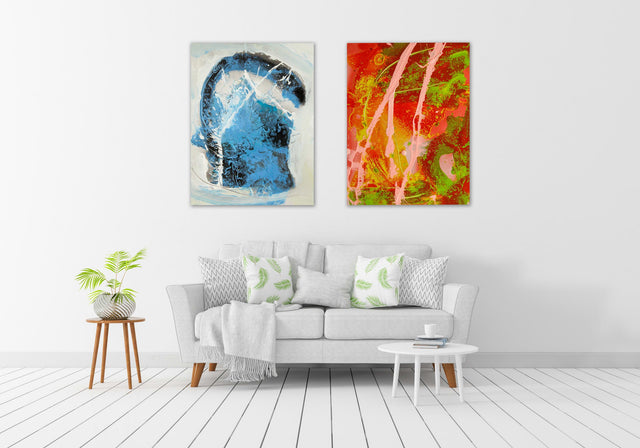 Lerne im geistreich Online-Kurs mit Günther Reil Adhäsions-Technik - Grundlagen und Malprozess kennen