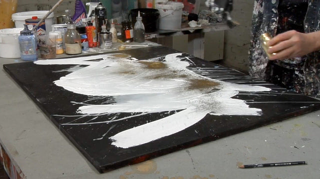 Lerne im geistreich Online-Kurs mit Günther Reil Goldpigment und Lack - spontan & schnell kennen