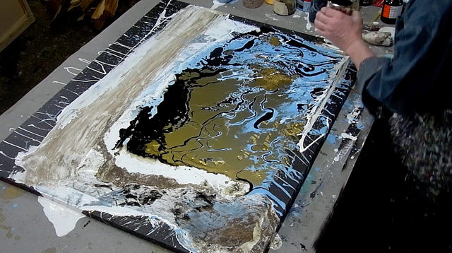 Lerne im geistreich Online-Kurs mit Günther Reil Goldpigment und Lack - spontan & schnell kennen