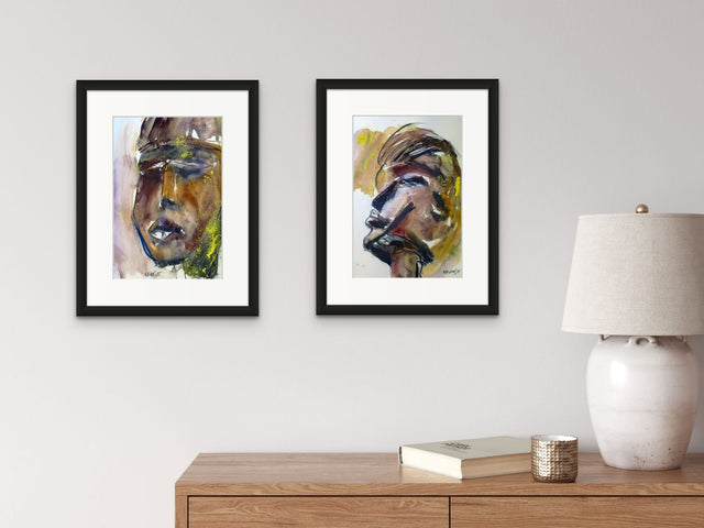 Lerne im geistreich Online-Kurs mit Günther Reil Maske - Graphit, Schellack, Goldpigment... kennen