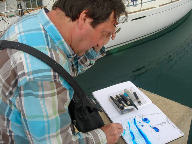 Lerne im geistreich Online-Kurs mit Günther Reil Reiseskizzen Mallorca kennen