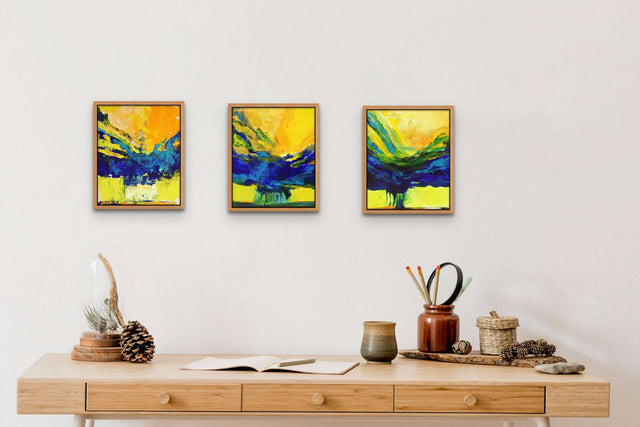 Lerne im geistreich Online-Kurs mit Helga Budde-Engelke Abstraktion eines Wolkenbruchs - 3 Wege kennen