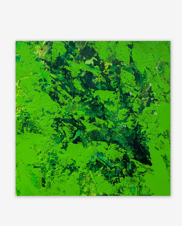 Lerne im geistreich Online-Kurs mit Helga Budde-Engelke Grün - Dunkelklare Farben und pastoser Farbauftrag kennen